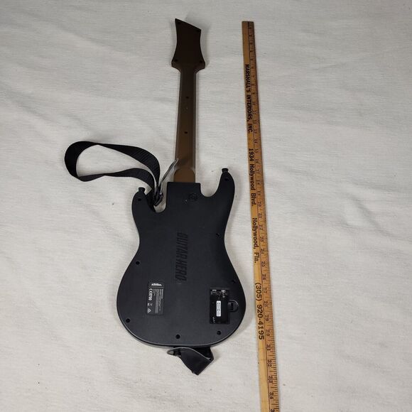 Guitar Hero Guitar Controller Activision 0000654 No Dongle Xbox 360 Video Games - Picture 5 of 11